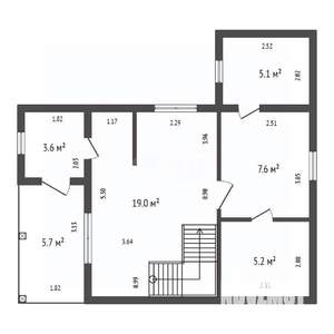 Дом 110м², 2-этажный, участок 7 сот.