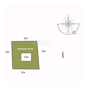 Дом 147м², 2-этажный, участок 3 сот.
