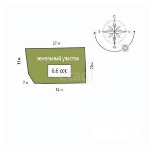 Дом 75м², 2-этажный, участок 7 сот.