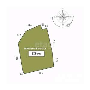 Дом 64м², 1-этажный, участок 18 сот.