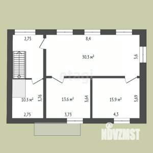 Дом 212м², 2-этажный, участок 6 сот.