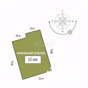 Дом 200м², 2-этажный, участок 15 сот.