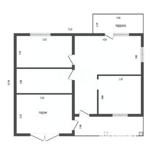 Дом 76м², 2-этажный, участок 6 сот.