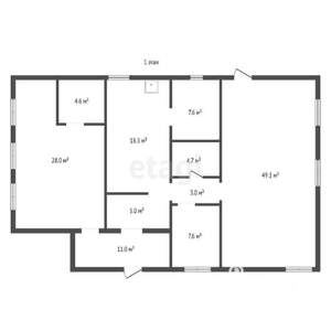 Дом 278м², 2-этажный, участок 5 сот.