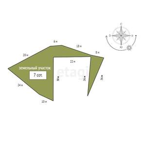 Дом 138м², 2-этажный, участок 6 сот.