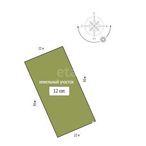 Дом 100м², 1-этажный, участок 6 сот.