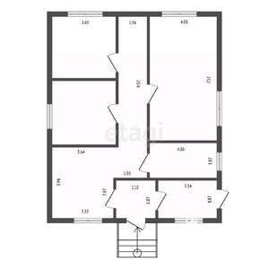 Дом 105м², 1-этажный, участок 6 сот.