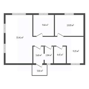 Дом 116м², 1-этажный, участок 8 сот.