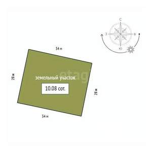 Дом 26м², 1-этажный, участок 10 сот.