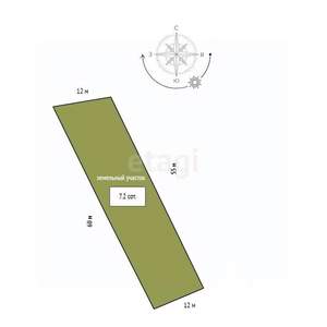 Дом 20м², 1-этажный, участок 7 сот.