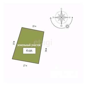 Дом 120м², 2-этажный, участок 4 сот.