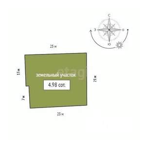Дом 64м², 2-этажный, участок 4 сот.