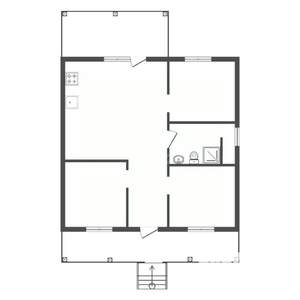 Дом 90м², 2-этажный, участок 6 сот.