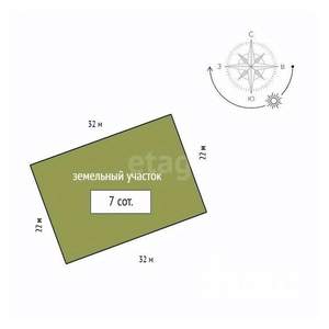 Дом 163м², 2-этажный, участок 7 сот.