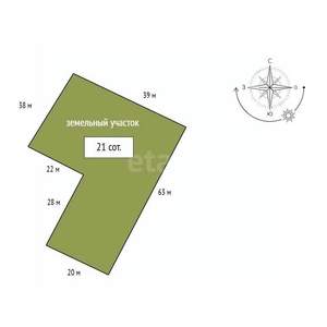 Дом 150м², 2-этажный, участок 21 сот.