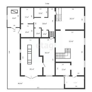 Дом 200м², 3-этажный, участок 6 сот.