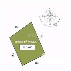 Дом 42м², 1-этажный, участок 11 сот.