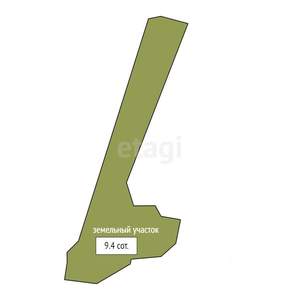 Дом 20м², 1-этажный, участок 9 сот.