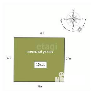 Дом 172м², 2-этажный, участок 10 сот.