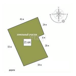 Дом 119м², 1-этажный, участок 21 сот.