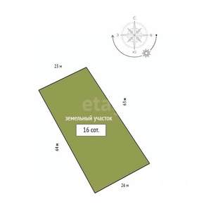 Дом 68м², 1-этажный, участок 16 сот.