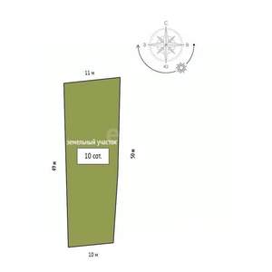 Дом 68м², 1-этажный, участок 10 сот.