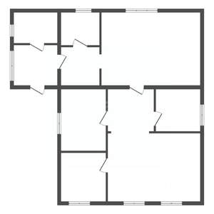 Дом 66м², 1-этажный, участок 3 сот.