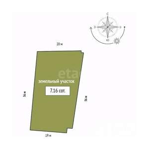 Дом 23м², 1-этажный, участок 7 сот.