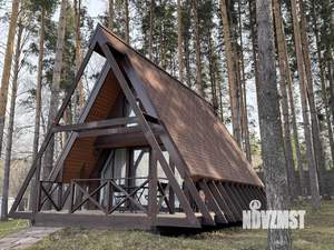 Дом 31м&sup2;, 1-этажный, посуточно, 