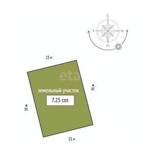 Дом 67м², 1-этажный, участок 7 сот.  