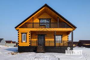 Дом 123м&sup2;, 2-этажный, участок 7 сот.  