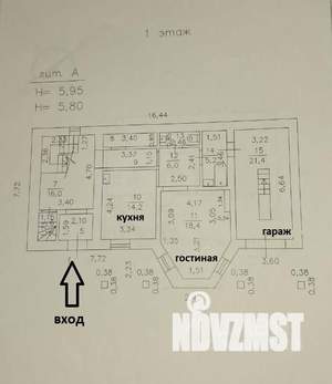 Коттедж 253м², 2-этажный, участок 7 сот.  