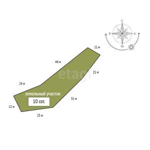 Дом 100м&sup2;, 2-этажный, участок 10 сот.  