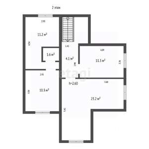 Дом 130м², 2-этажный, участок 12 сот.  