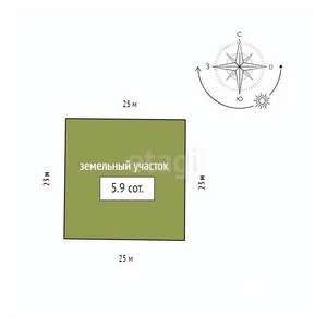 Дача 28м², 1-этажный, участок 6 сот.  