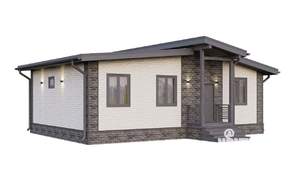 Дом 95м&sup2;, 1-этажный, участок 6 сот.  