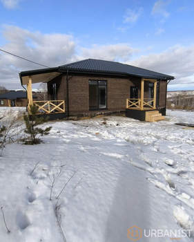 Дом 100м&sup2;, 1-этажный, участок 8 сот.  