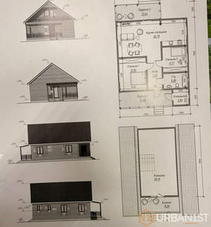 Дом 120м², 2-этажный, участок 6 сот.  