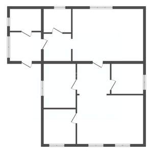 Дом 66м&sup2;, 1-этажный, участок 3 сот.  