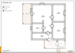 Дом 120м², 1-этажный, участок 6 сот.  