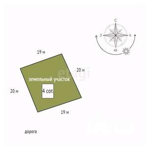 Дом 158м&sup2;, 2-этажный, участок 4 сот.  