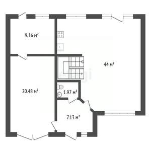 Таунхаус 130м&sup2;, 2-этажный, участок 5 сот.  