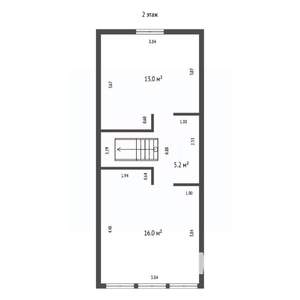 Дом 142м&sup2;, 2-этажный, участок 7 сот.  