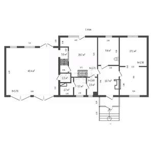 Дом 250м², 3-этажный, участок 6 сот.  