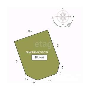 Дом 119м&sup2;, 3-этажный, участок 10 сот.  