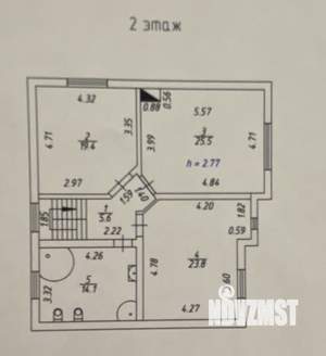Коттедж 218м², 2-этажный, участок 8 сот.  