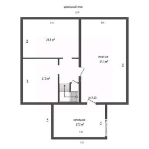 Дом 325м², 3-этажный, участок 6 сот.  