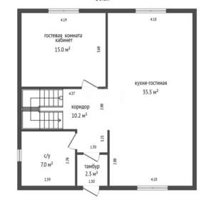 Дом 140м², 2-этажный, участок 15 сот.  