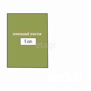 Дом 60м&sup2;, 2-этажный, участок 5 сот.  