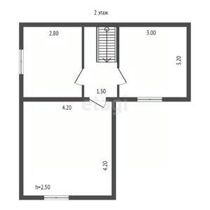 Дом 130м&sup2;, 2-этажный, участок 5 сот.  